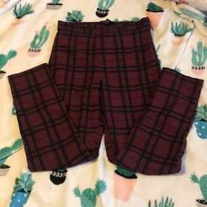 Forever 21 Cross Hatching High Waisted Pants